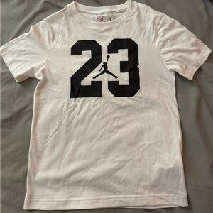 Jordan Kids White and Black 23 T-Shirt